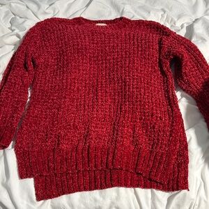 Cozy Red Women's Sweater